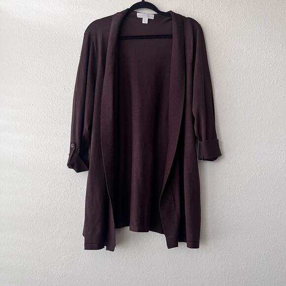 Laura Ashley Women’s Open‎ Front Cardigan Size 3X - Picture 1 of 4